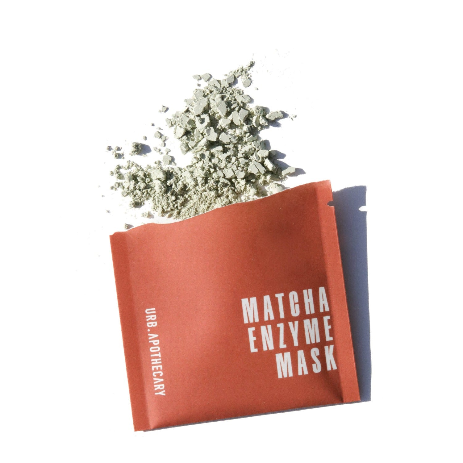 Exfoliating Matcha Enzyme Mask with green tea and fruit enzymes for bright, refreshed skin.