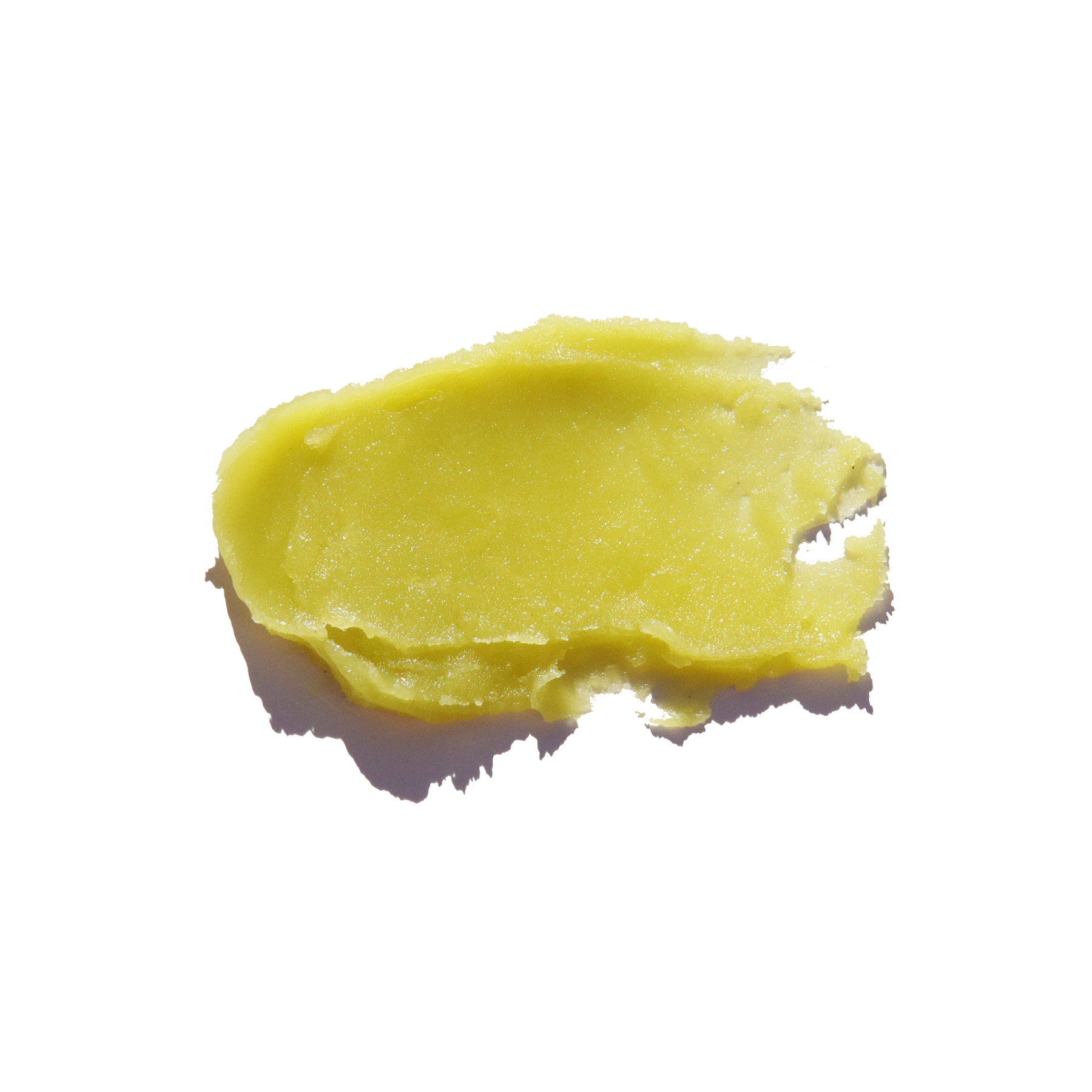 Swatch of Urb Apothecary Repair Salve with rich golden hue — herbal healing balm for cuts, cracked skin, rashes, and everyday skin repair